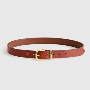 QUINCE Allegra European Leather Belt NWT